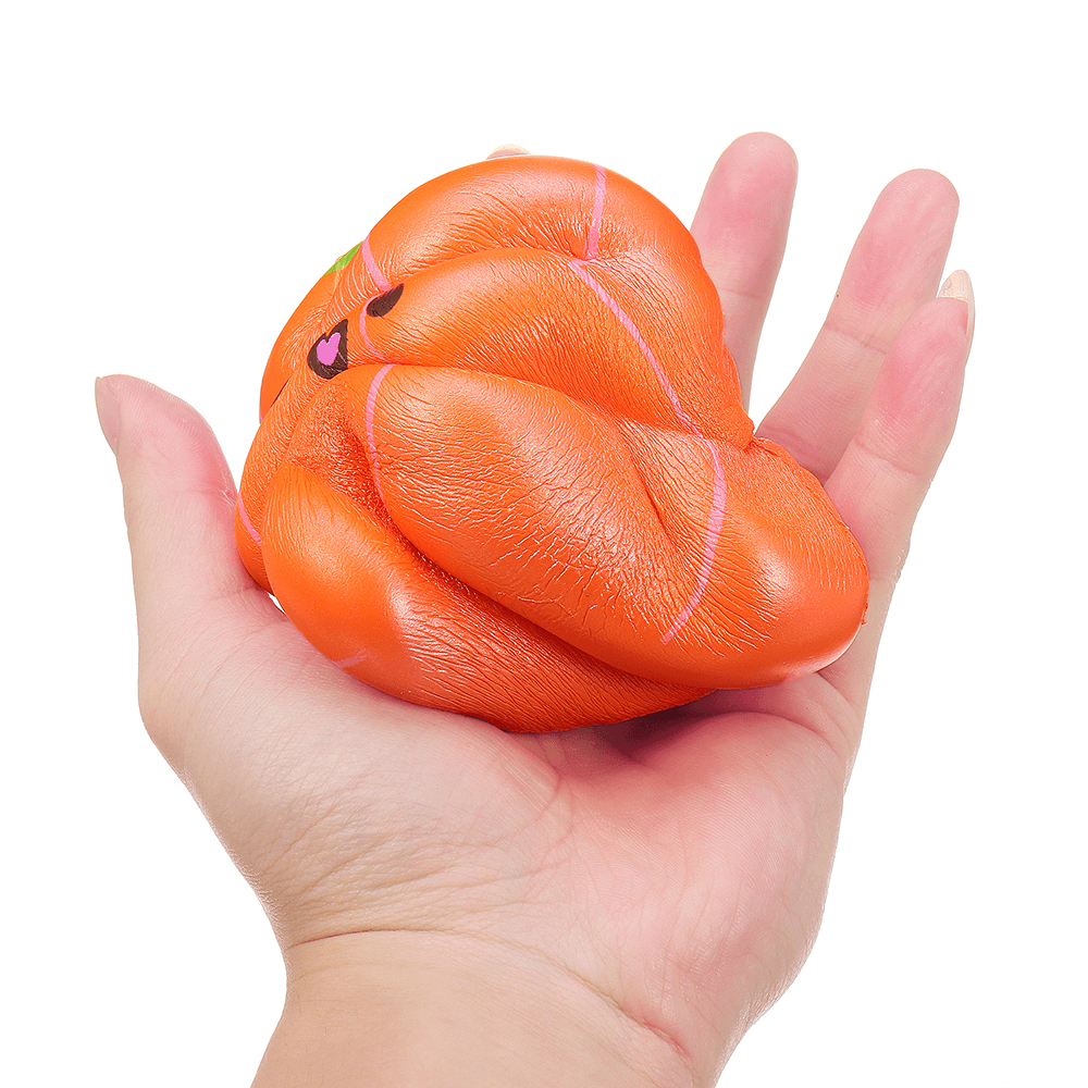 Puni Maru 14Cm Squishy Pumpkin Poop Super Slow Rising Toy Tag Gift