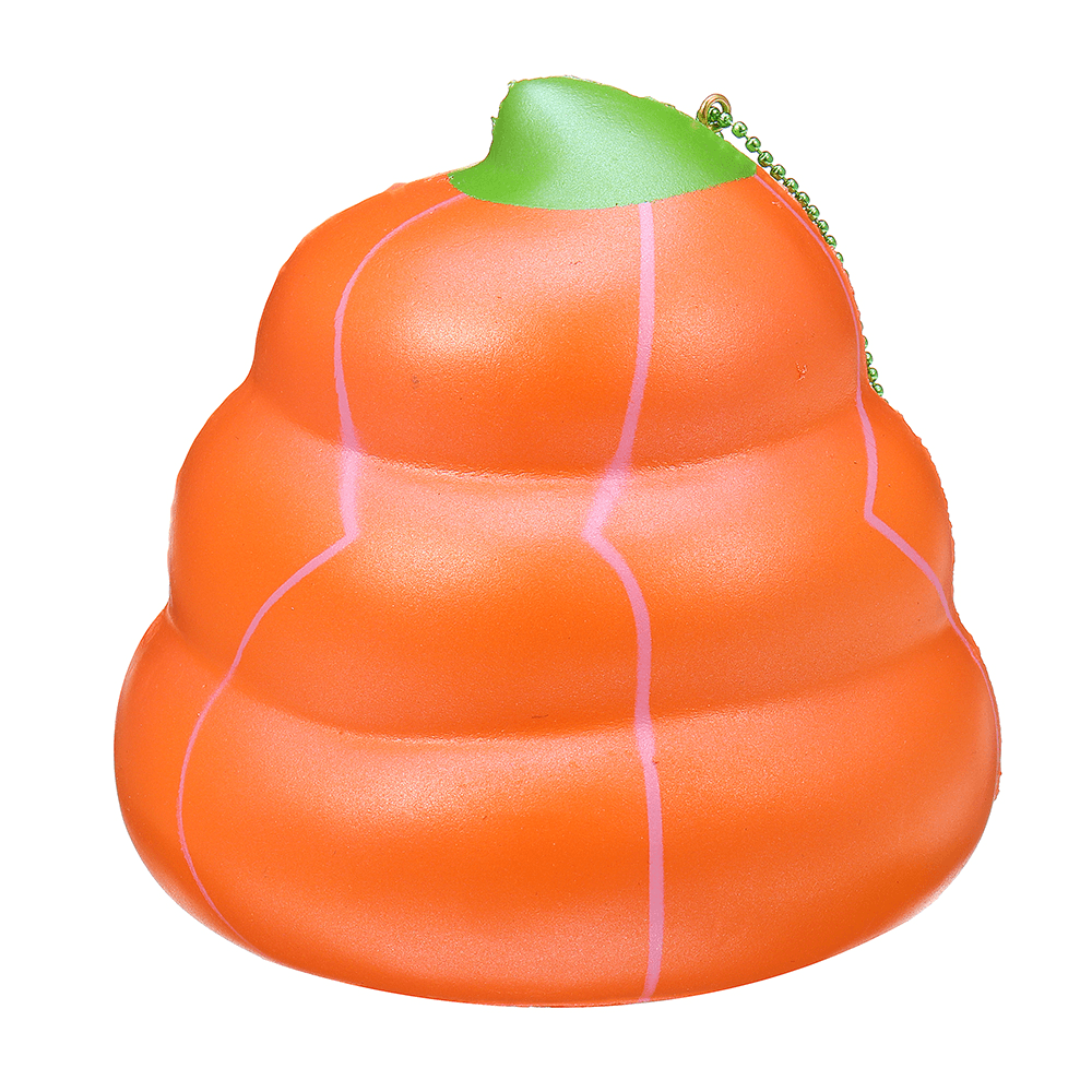 Puni Maru 14Cm Squishy Pumpkin Poop Super Slow Rising Toy Tag Gift