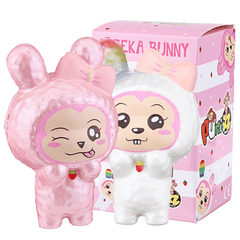 Puni Maru Squishy Cheeka Bunny Rabbit with Carrot Licensed Slow Rising with Original Packing