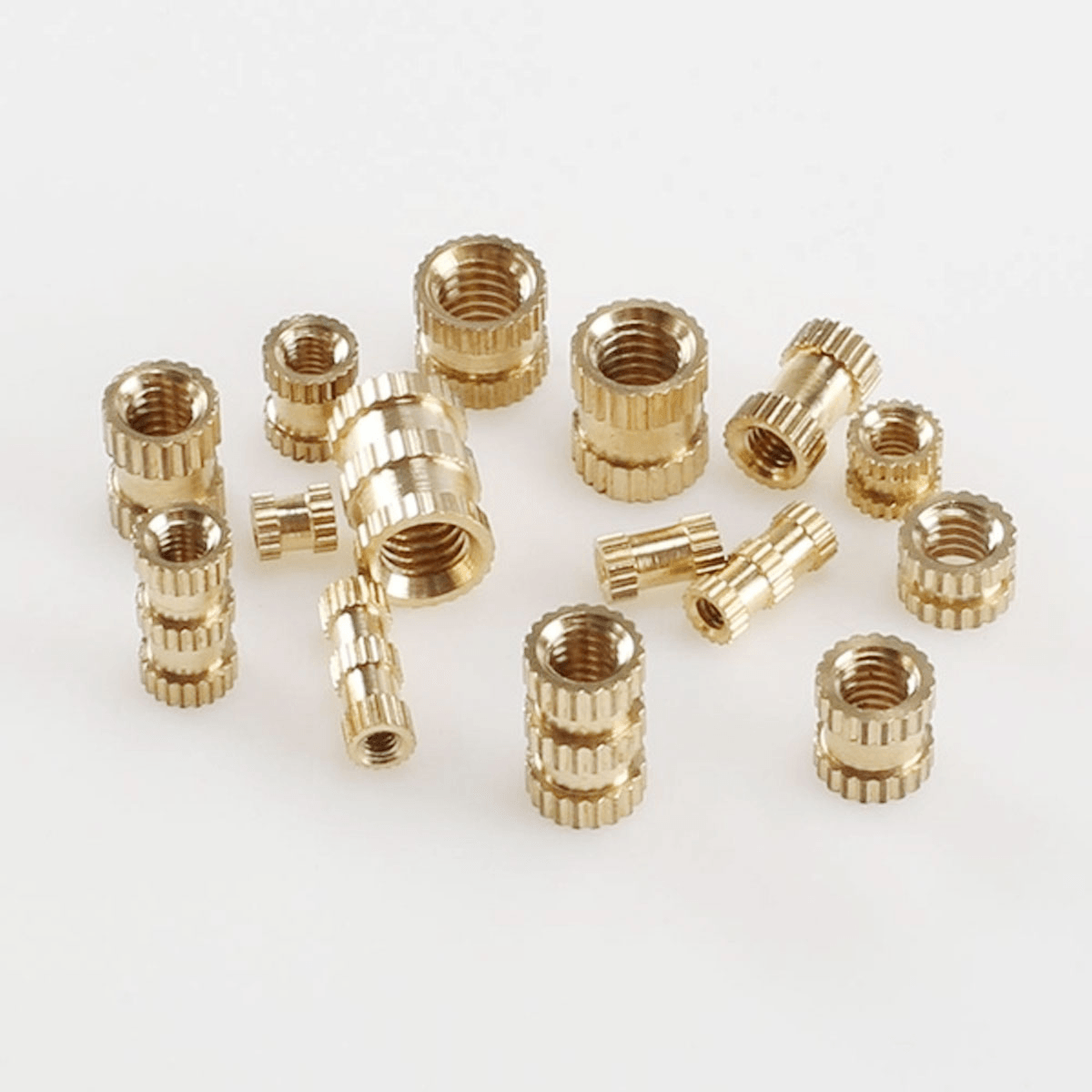 330Pcs Female Thread Knurled Nut M2 M3 M4 M5 Brass Threaded Insert round Kit