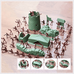 100PCS 3CM Armee Combat Männer Kind Spielzeug Soldaten Militär Kunststoff Figur Action Figur