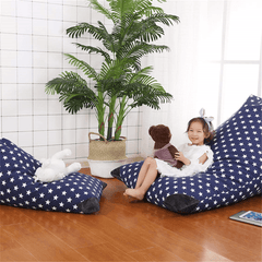 EXTRA LARGE Stuffed Animal Toy Storage Bean Bag Kids Bean Cover Soft Seat Lazy Sofa Star Diamond Shape Sofa