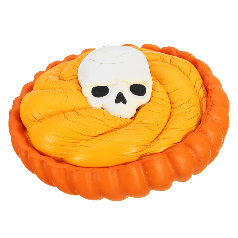 Yunxin Squishy Pumpkin Puff Cake Glow in Dark Halloween Slow Rising with Packaging Collection Gift