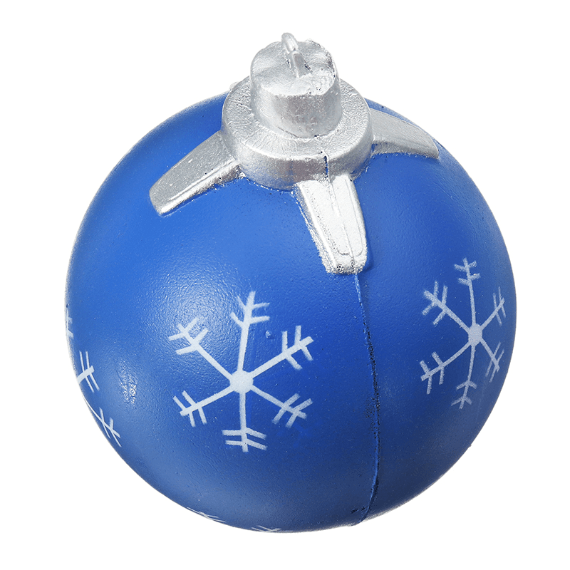 PU Cartoon Christmas Balls Squishy Toys 9.5Cm Slow Rising with Packaging Collection Gift Soft Toy