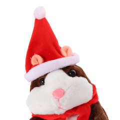 18 cm schönes sprechendes Hamster-Weihnachtsplüschtier sprechen sprechendes Tonaufzeichnungs-Hamster-sprechendes Spielzeug