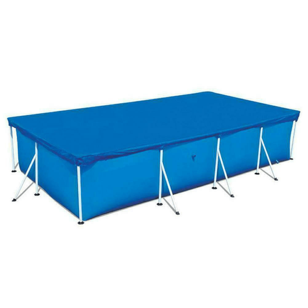 240/258/385/360Cm Outdoor Garden Durable PE Swimming Pool Cover Waterproof Rainproof Dustproof Cover Blue round Swimming Pool & Accessories