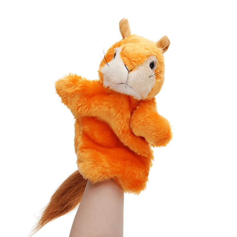 27 cm peluche scoiattolo fiabe burattino a mano classico per bambini figura giocattoli peluche animale