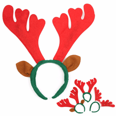 Christmas Reindeer Deer Antlers Headbrand Hair Band Xmas Fancy Dress Accessories