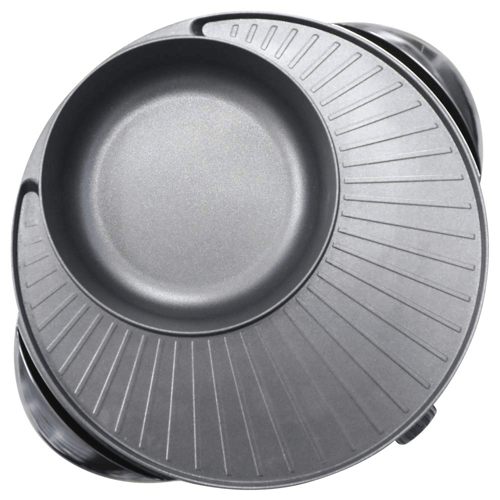 LIVEN 1300W Electric Grill with Hot Pot from Non-Stick 3 Gear Adjustment