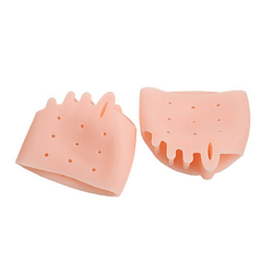 1 Pair Ultra Elastic Breathable Gel Toe Separator Bunion Corrector Pad Metatarsal Cushion for Hallux Valgus Hammer Toe