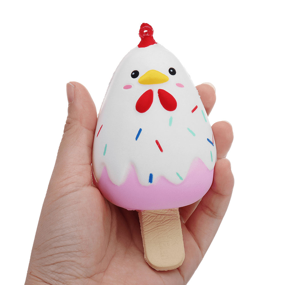 Sanqi Elan Chick Popsicle Ice-Lolly Squishy 12*6CM Licensed Slow Rising Soft Toy with Packaging