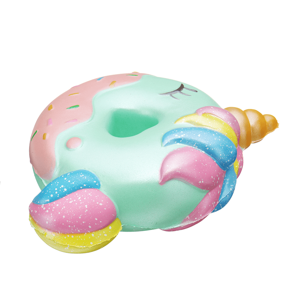 Oriker Donuts Squishy, ​​10 cm, süßes, langsam aufsteigendes Spielzeug, Dekor, Geschenk mit Originalverpackungsbeutel