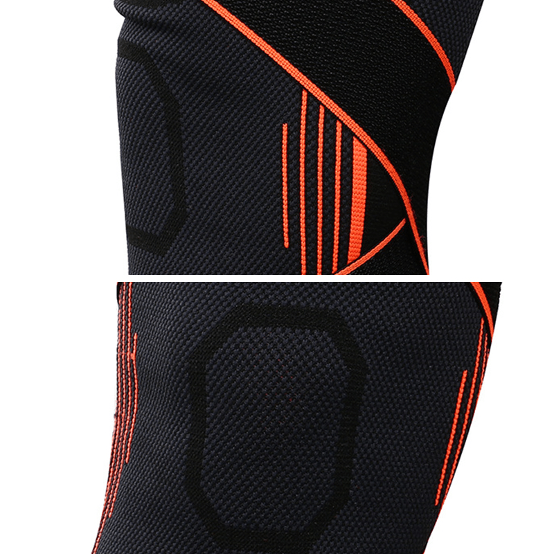 Basketball Football Climbing Wear-Resistant Breathable Cover Pressure Belt Knitted Knee Pad