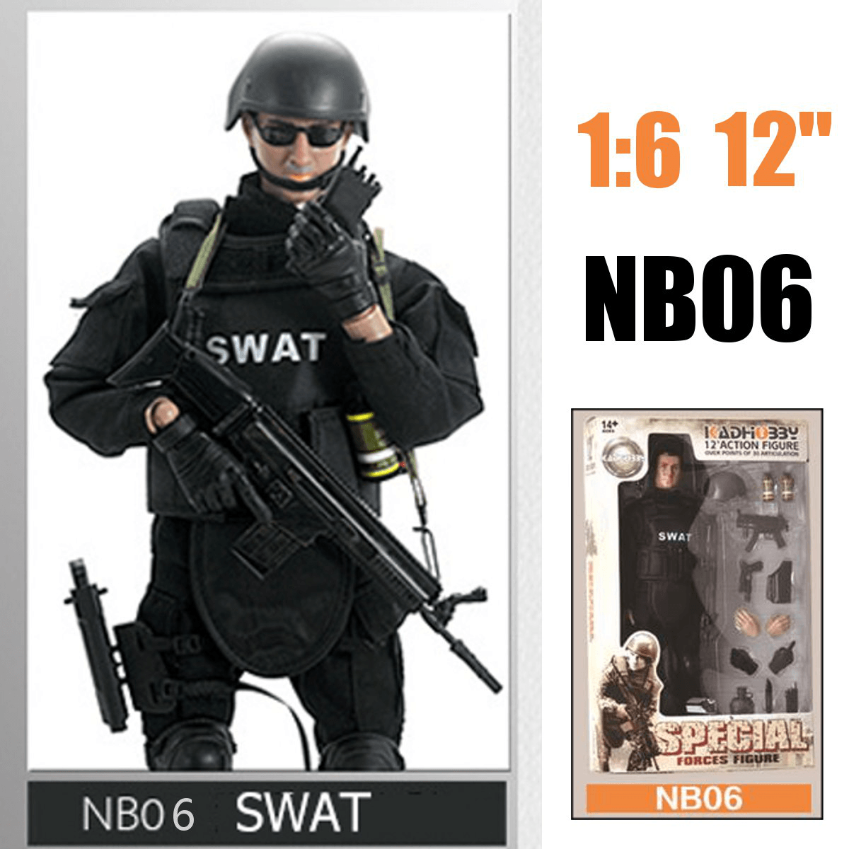 12Inch 300Mm 1/6 Uniform Military Army Soldier Set Model SWAT SDU Combat Game Action Figure Toys Gift