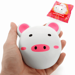 Meistoyland Squishy Piggy Bun 9Cm Pig Slow Rising with Packaging Collection Gift Decor Soft Toy