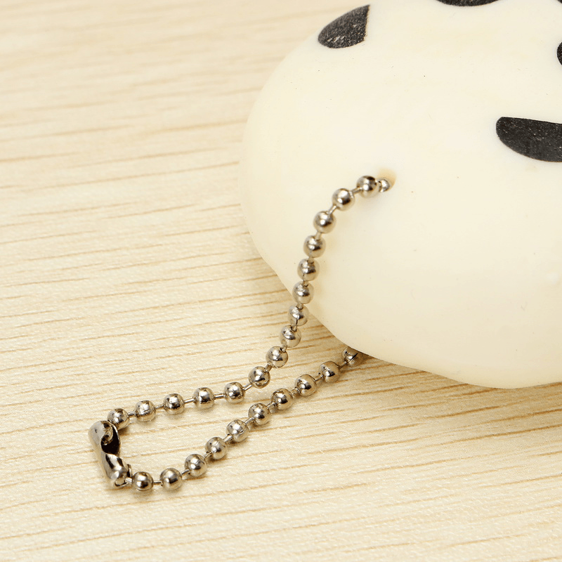 Squishy Squeeze Panda Sticky Rice Ball 5Cm Collection Ball Chain Phone Strap Decor Gift Toy