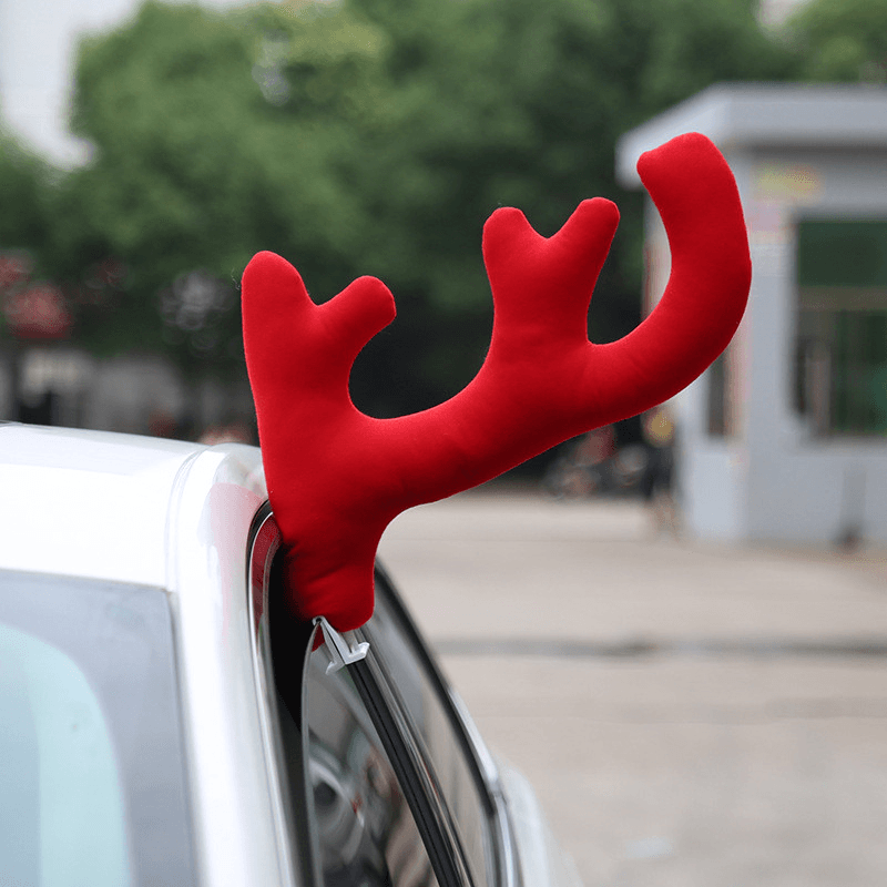 Christmas Car Decoration 3PCS Reindeer Deer Antlers Toys Ornament for Kids Children Gift