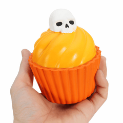 Yunxin Squishy Pumpkin Puff Cake Glow in Dark Halloween Slow Rising mit Verpackung Collection Gift