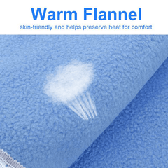 Baizheng 110V 60W 115/65CM Electric Blanket Automatic Overheat Protection Function with Adjustable Temperature Regulator for Bedroom Sets