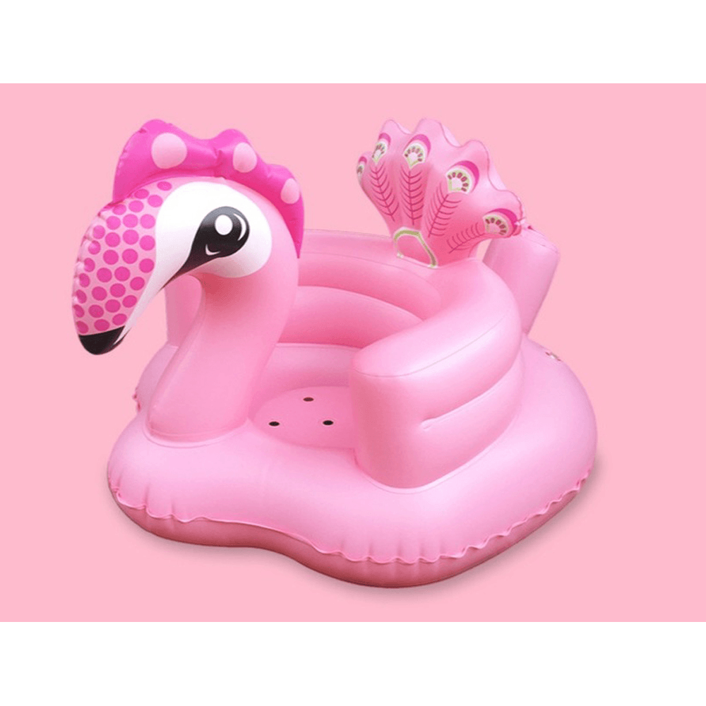 Cartoon Cute Peacock Inflatable Toys Portable Sofa Multi-Functional Bathroom Sofa Chair for Kids Gift