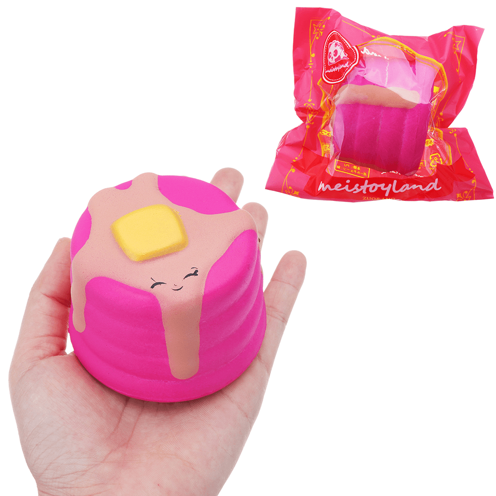 Niedlicher Kuchen-Squishy, ​​8 cm, langsam aufsteigend, mit Verpackung, Sammlung, Geschenk-Stofftier