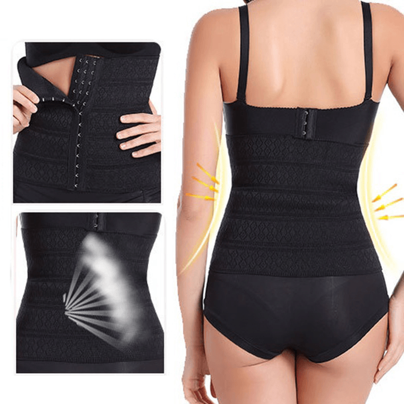 Breathable Elastic Corset Waist Trainer Body Shaper Slim Belt Modeling Strap Shapewear