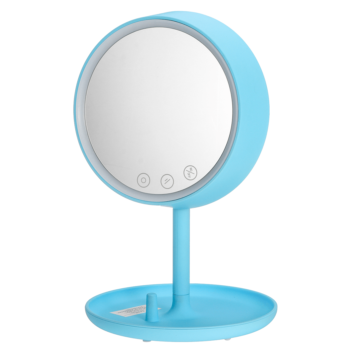 Makeup Cosmetic Mirrors Rotatable 10X Magnifying LED Music Touch