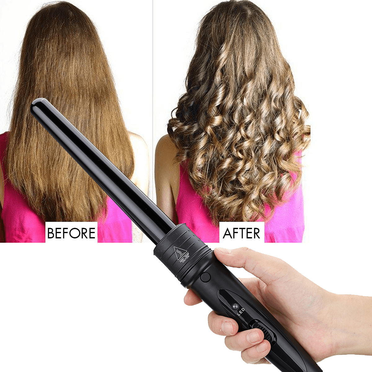 110-240V 6-In-1 Multifunctional Steam Straight Hair Curling Iron