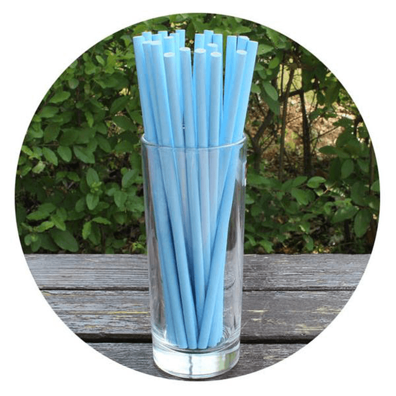 25Pcs Paper Straws for Birthday Wedding Decoration Party Straws Supply Creative Paper Drinking Straw