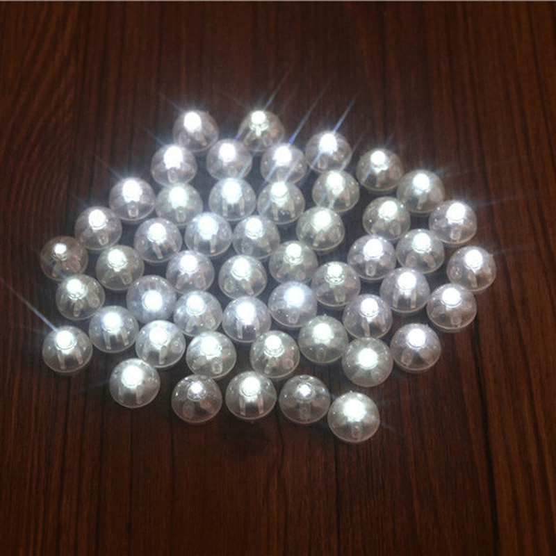 25Pcs 1.7Cm rotondo LED Lampada a palloncino Lampada a palloncino incandescente Decorazione per feste di matrimonio di compleanno