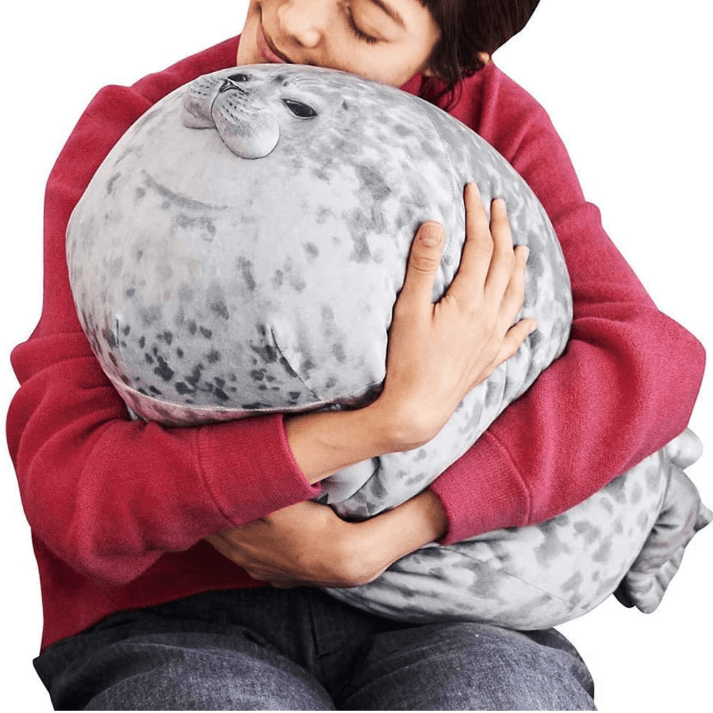 40/60 CM Chubby Blob Seal Pillow Stuffed Cotton Plush Ocean Animal Cute Toy for Gifts