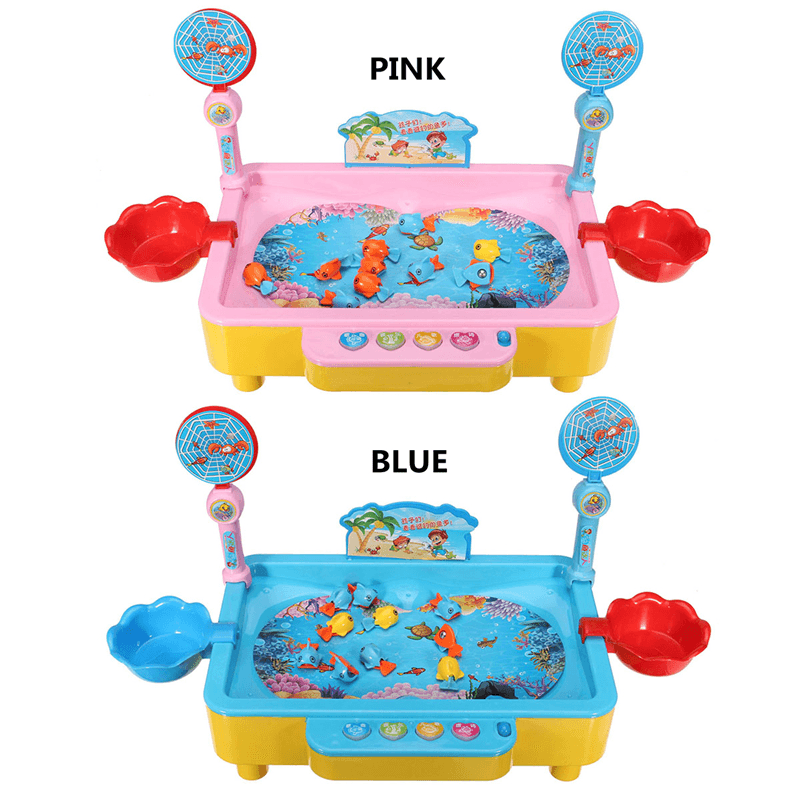 Educational Angling Colorful Toy Magnetic Fishing Board Game for Young Children Kids