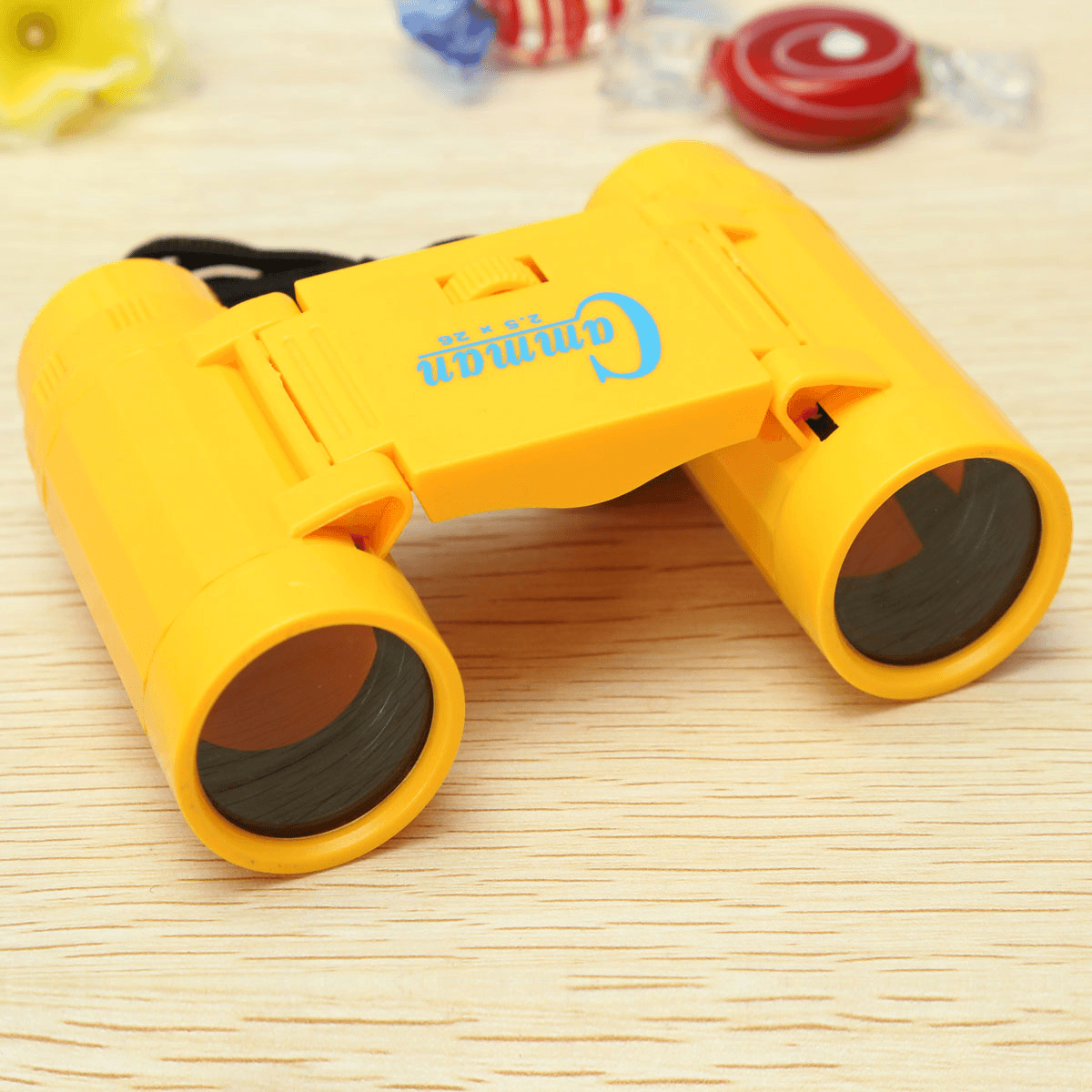 Kid Children'S 2.5 X 26 Magnification Toy Binocular Telescope + Neck Tie Strap