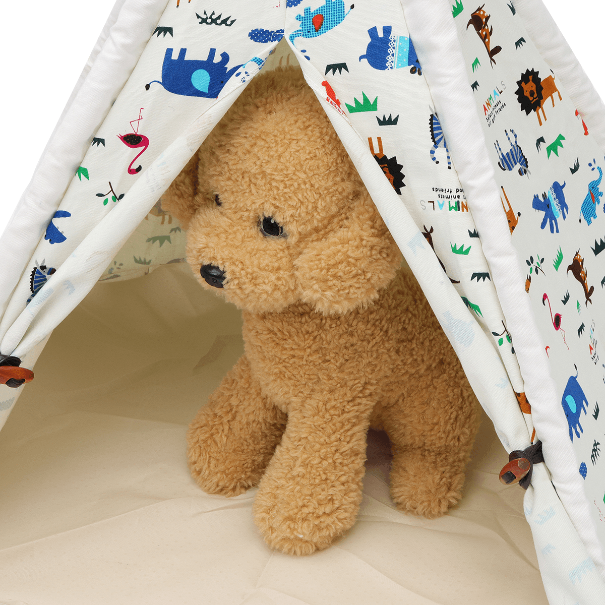 Pet Dog House Washable Tent Puppy Cat Indoor Outdoor Home Play Teepee Pet Bed