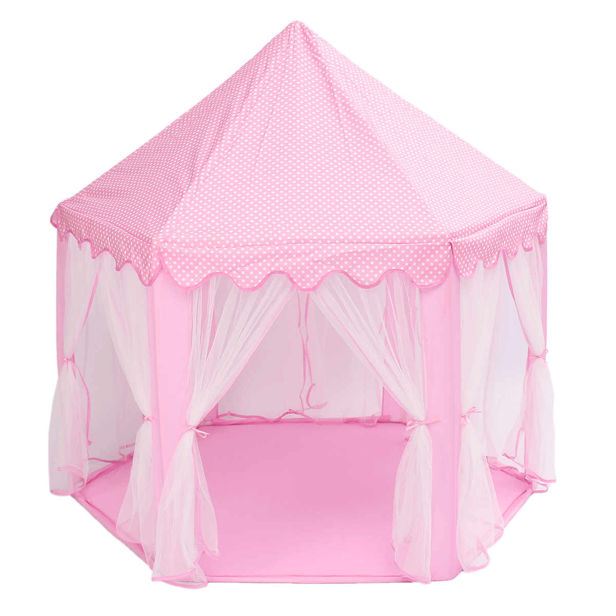 Portable Princess Castle Play Tent Activity Fairy House Fun Play House Toy 55.1X55.1X53.1 Inch