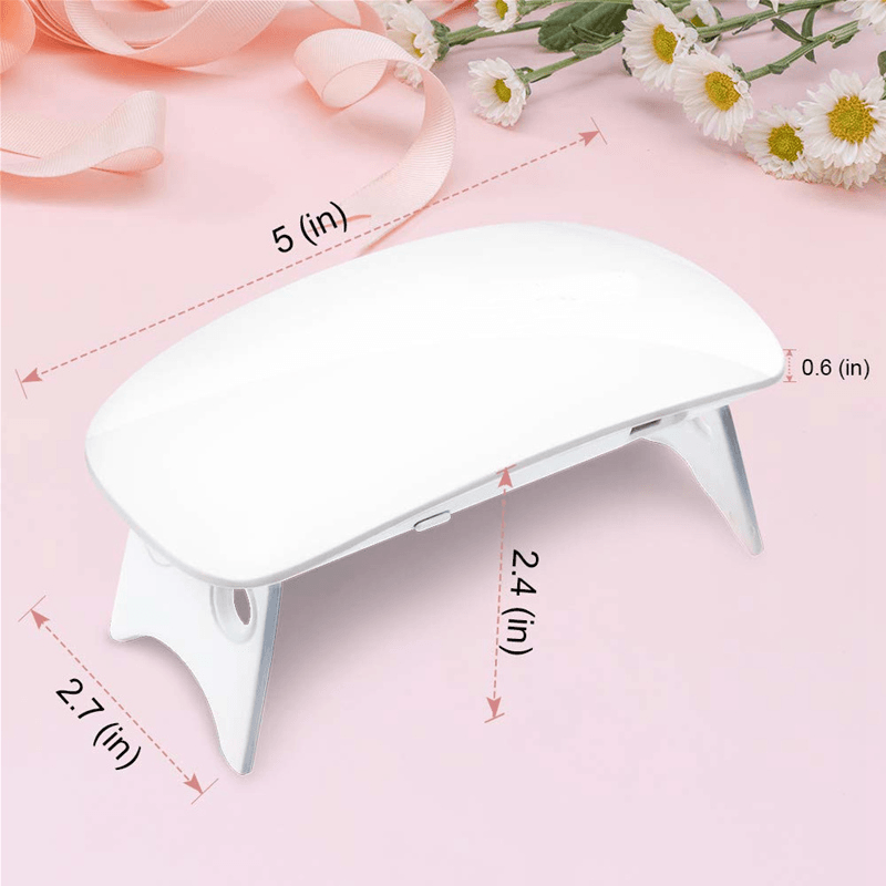 Nail Dryer LED UV Lamp Micro USB Gel Varnish Curing Machine Nail Art Tools 6 LEDS Nail Lamps for Home111