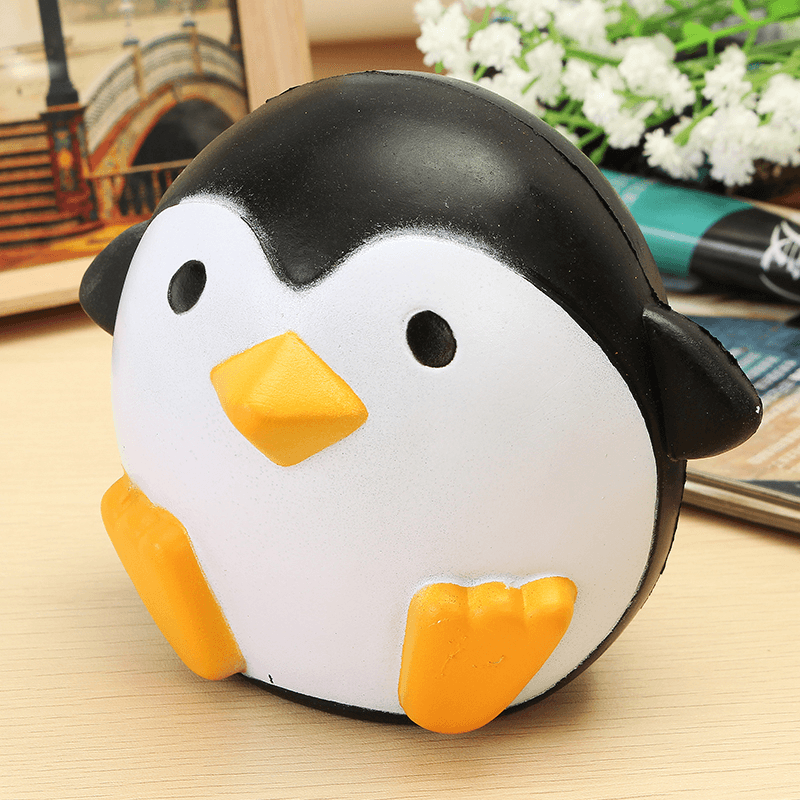 Squishy-Pinguin, 10 cm, langsam aufsteigendes, weiches, niedliches Kawaii-Tiere-Sammlungs-Geschenk-Dekor-Spielzeug