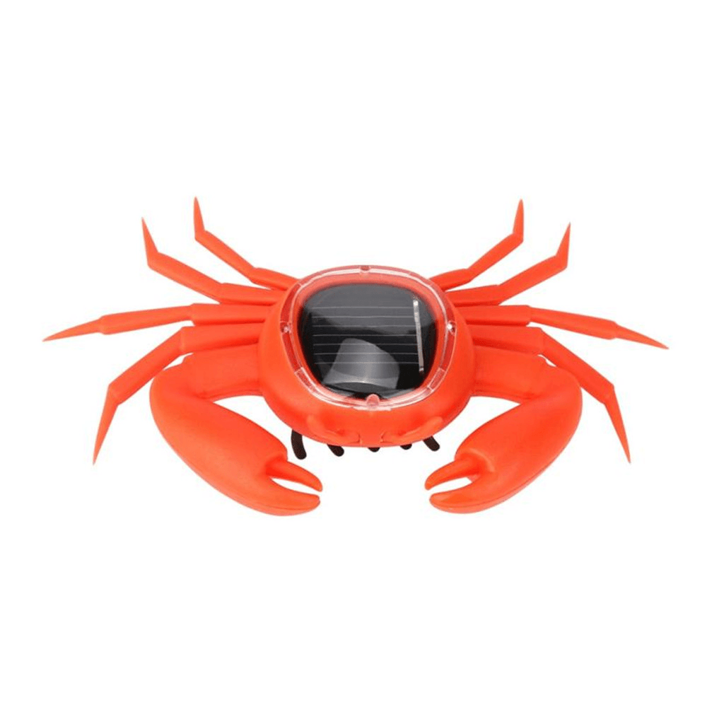 Solar Powered Toy Learning Educational Creative Mini Running Crab Animal Gift