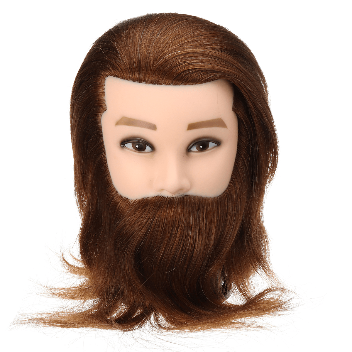 Cosmetology Mannequin Head with Hair for Braiding Cornrow Practice Head Training Mannequin Dummy Heads