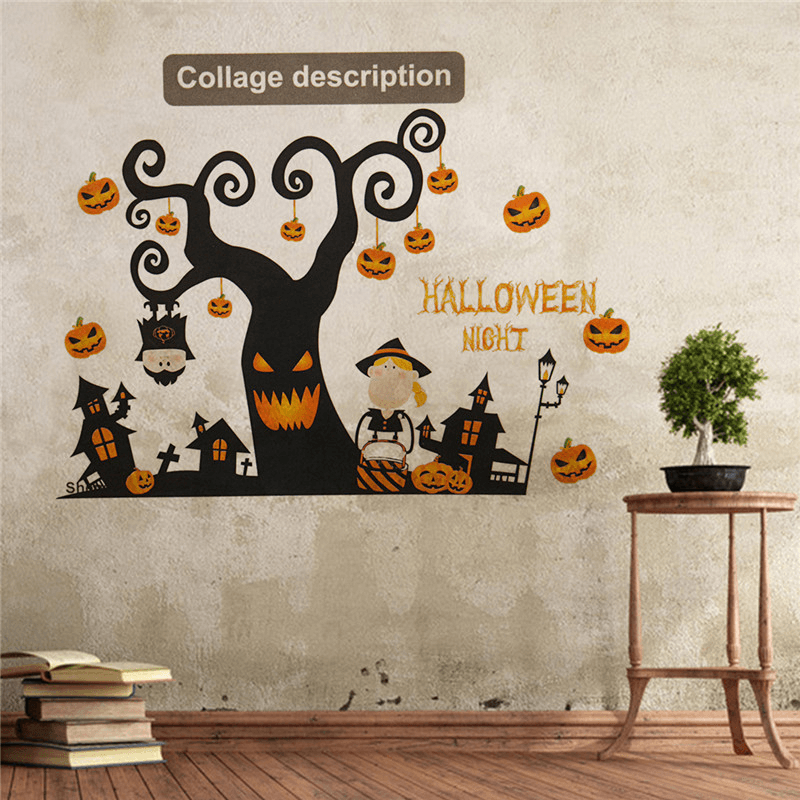 Halloween Festival Sticker Design Mural Home Wall Decal Decoration