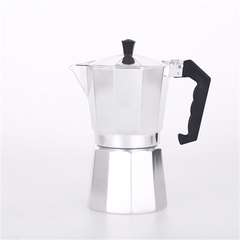 Moka Express Espresso Maker 1/2/3/6/9/12 Cup Aluminum Mocha Pot Ergonomic Handle Safety Relief Valve More Convenient to Drink Coffee