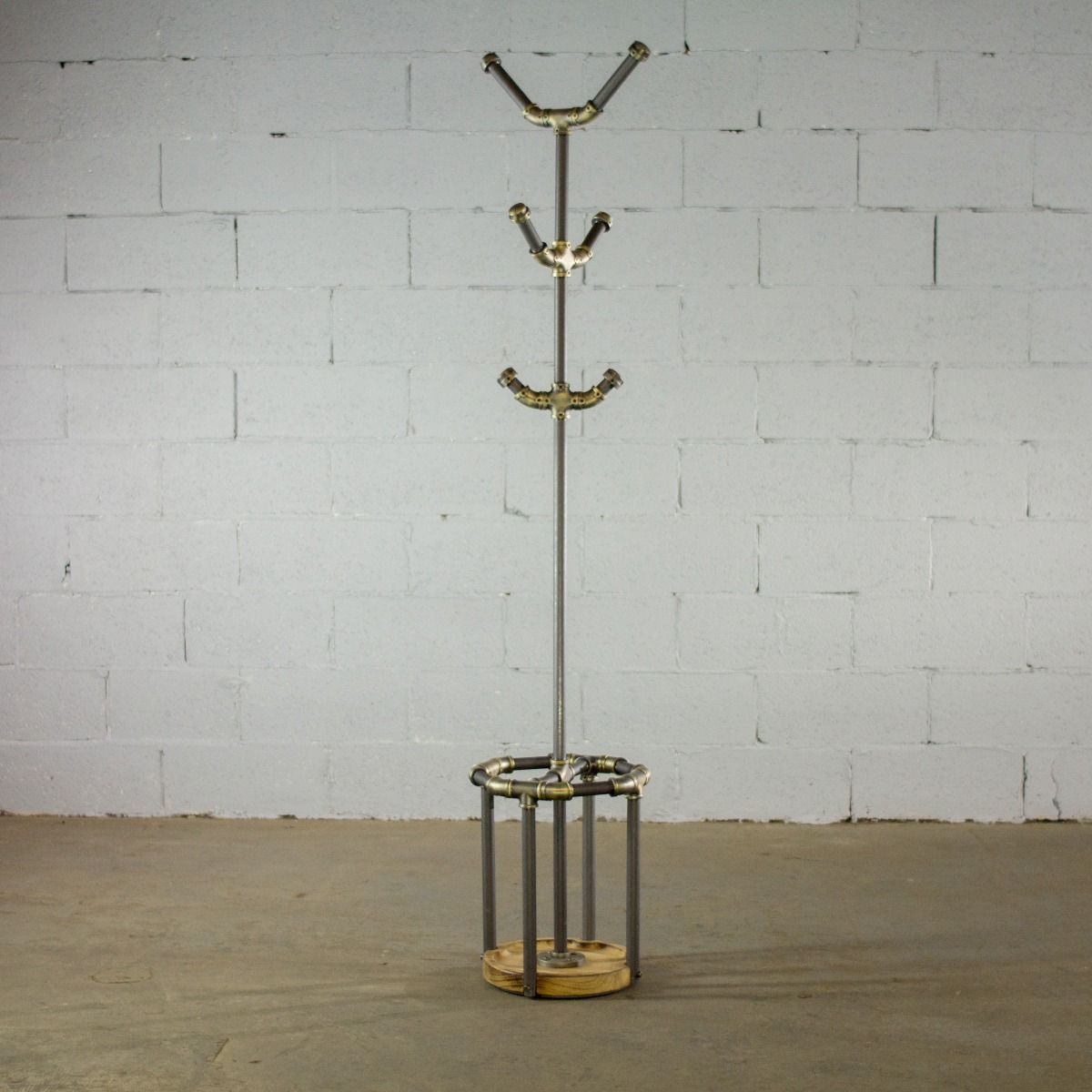 Modern Industrial Three Tier Coat Rack