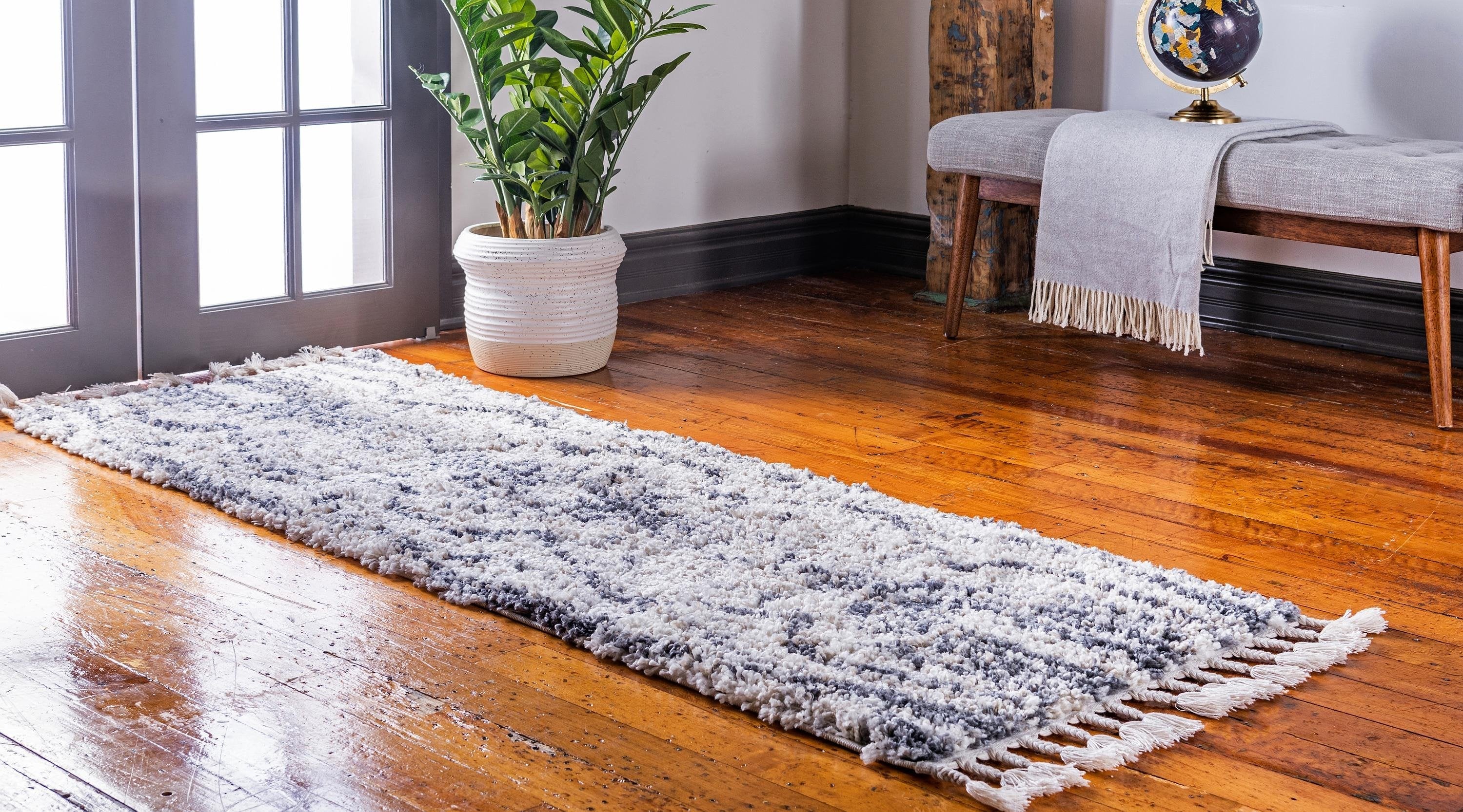 Quinten - Marble Color Mix Shaggy Rug