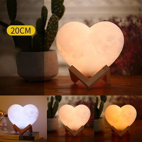 Cute Heart Shape Night Lamp Gift