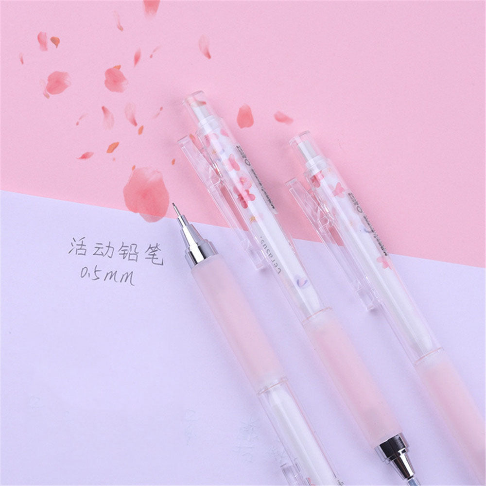 Cute Cherry Blossoms Mechanical Pencil 2Pcs