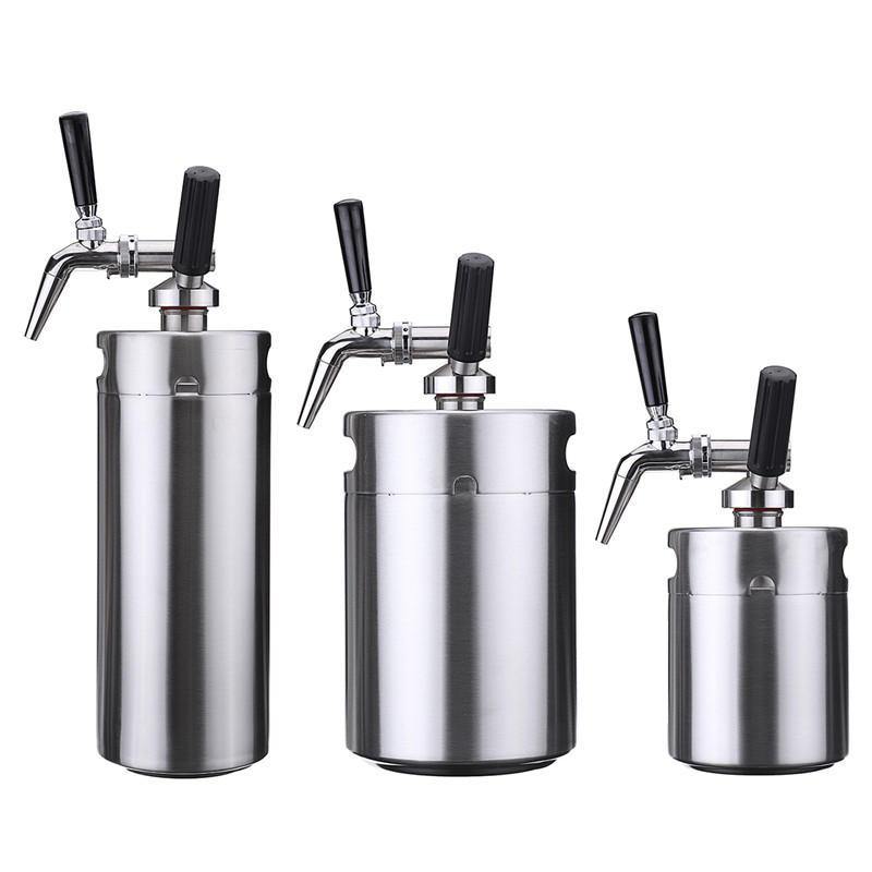 Nitro Cold Brew Kaffeemaschine, Mini-Edelstahlfass, selbstgebrautes Kaffeetassen-System-Set 