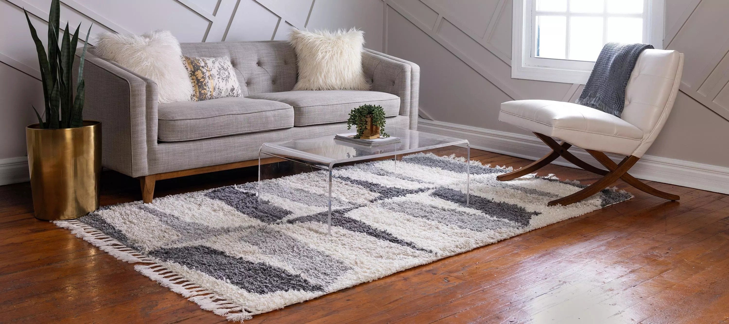 Jeramiah - Modern Shaggy Area Rug