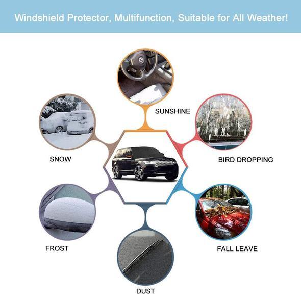 【Early Holiday Sale 70% OFF】 Universal Windshield Snow & Ice Defense Cover