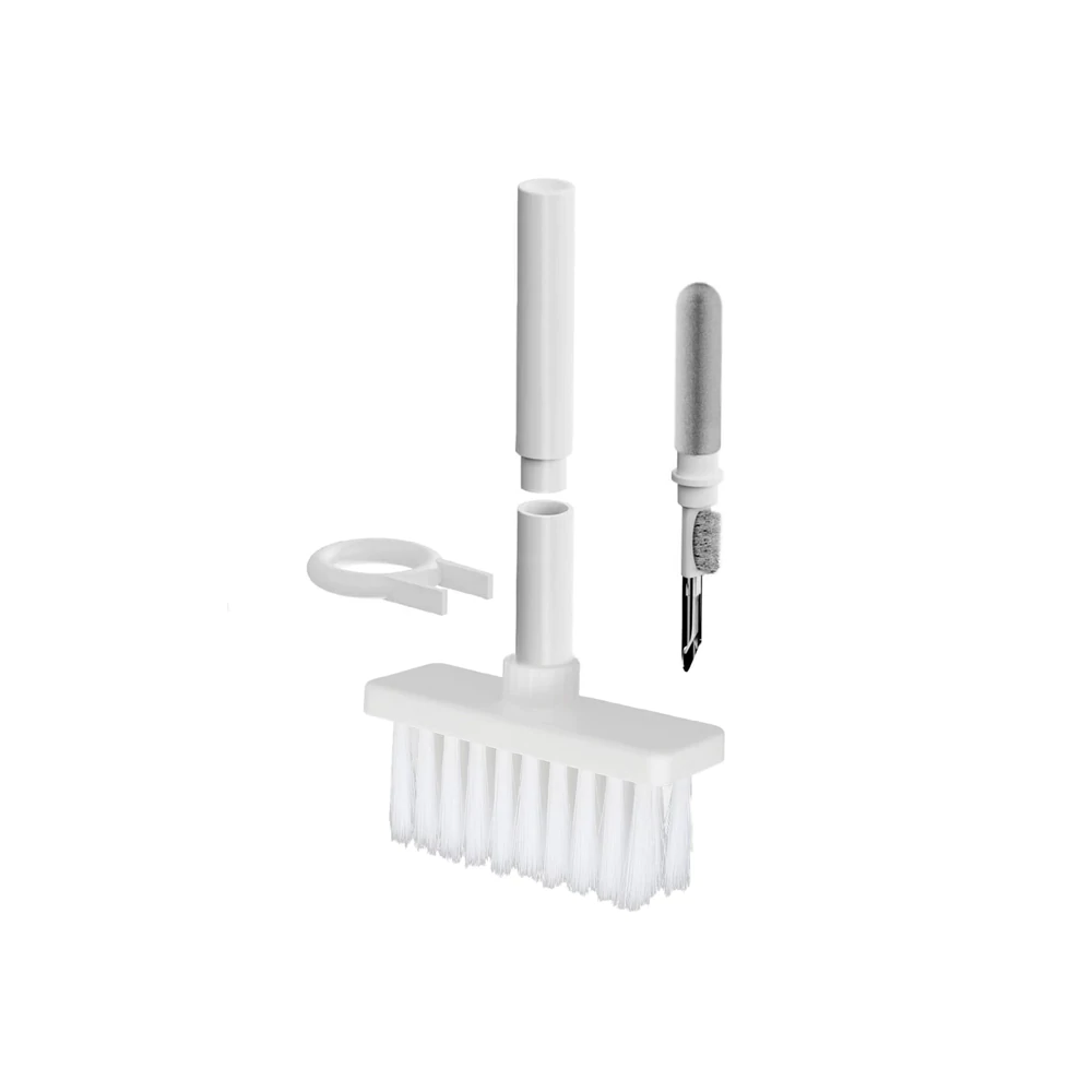 Kit de nettoyage pour écouteurs de clavier à brosse douce 5 en 1