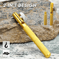 2-in-1-Set zum schnellen Binden von Fischknoten